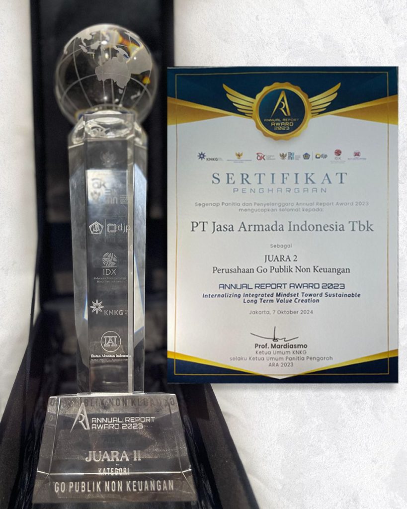 Pertama Kali, IPCM Raih Annual Report Award
