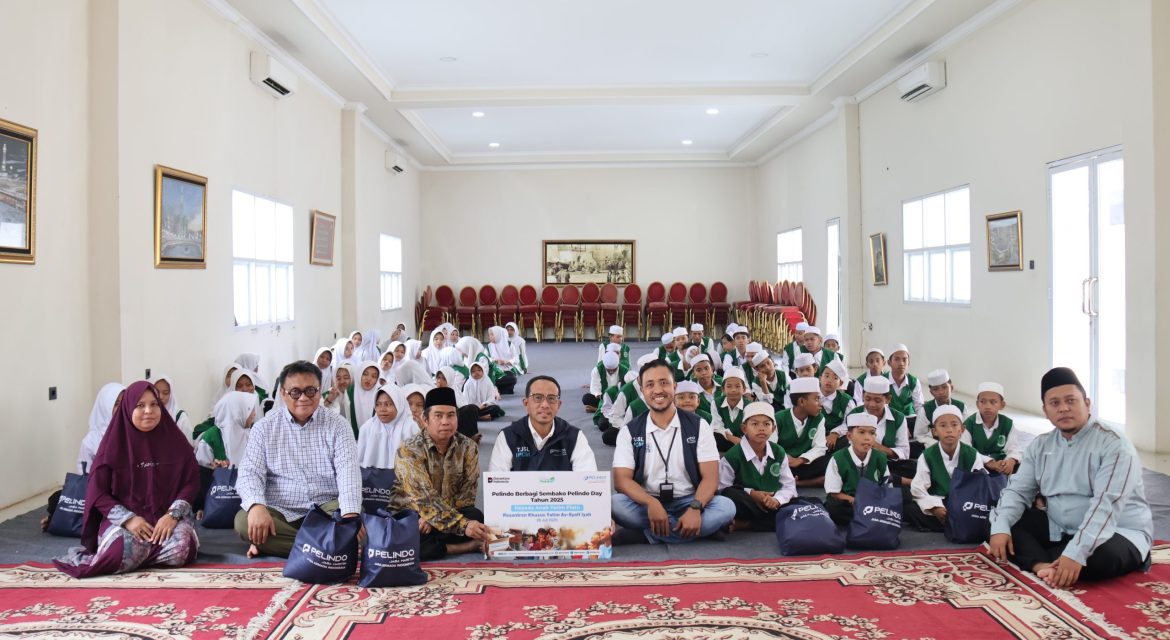 SAMBANGI YAYASAN PANTI YATIM PIATU BERNILAI SEJARAH, IPCM BERBAGI PAKET SEMBAKO SAMBUT PELINDO DAY KE 4
