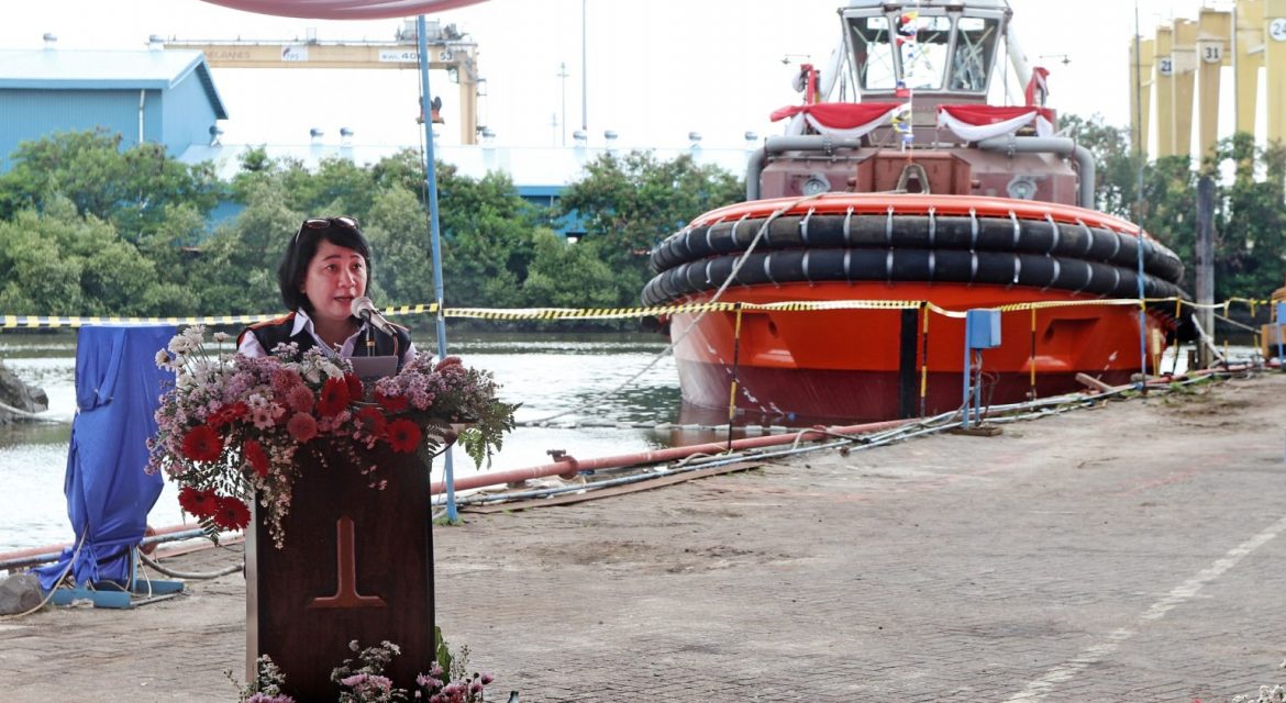 Jasa Armada Luncurkan Kapal Tunda Abimanyu V