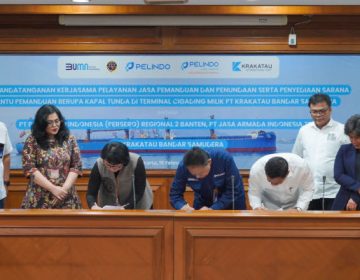 2 BUMN Jalin Kerjasama Optimalisasi Layanan Jasa Kapal Tunda di Terminal Cigading