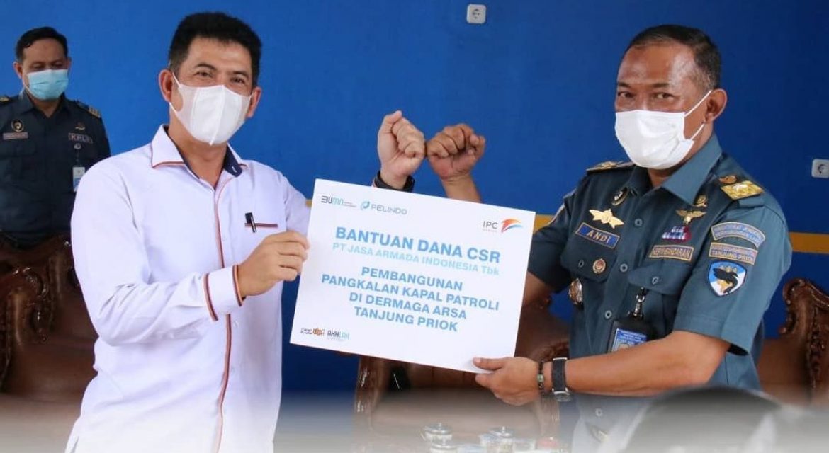 In synergy with the main harbormaster of Tanjung Priok, IPC is channeling CSR for the Development of Pangkalan Arsa
