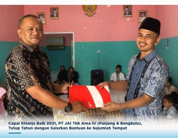 Achieving Good Performance in 2021, PT JAI Tbk Area III (Panjang & Bengkulu), Ends the Year by Distributing Aid to a Number of Places