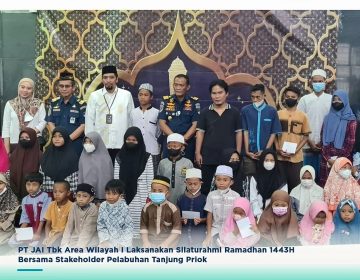 PT JAI Tbk Area Region I Holds 1443H Ramadhan Gathering with Tanjung Priok Port Stakeholders