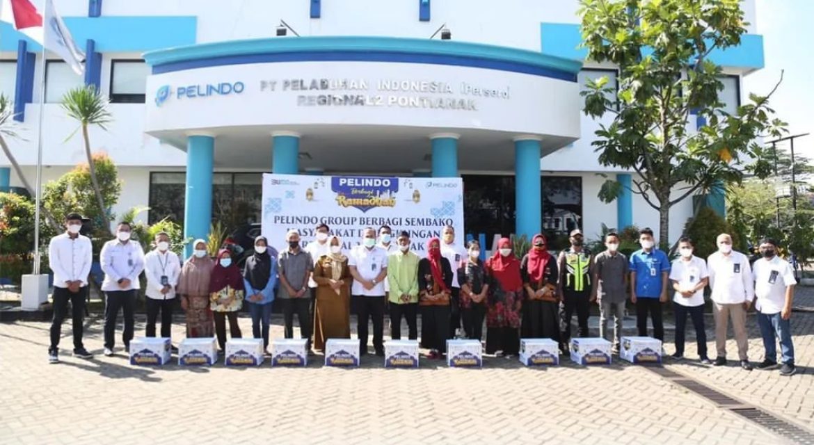 PT JAI Tbk Area II Pontianak Shares Ramadhan 1443H with PT Pelabuhan Indonesia (Persero) Regional 2 Pontianak