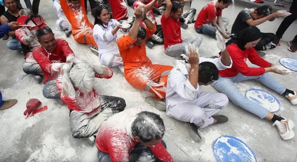 Celebrating the 77th Independence Day of the Republic of Indonesia, PT Jasa Armada Indonesia Tbk held various series of activities